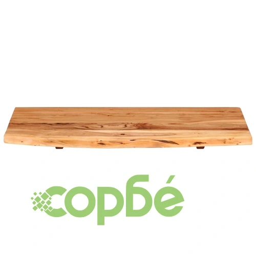 Плот за баня, акация масив, 80x52x2,5 см ➤ топ цена ➤ sorbe.bg