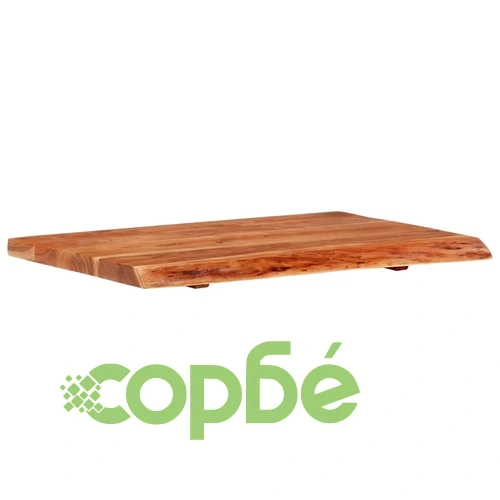 Плот за баня, акация масив, 80x52x3,8 см ➤ топ цена ➤ sorbe.bg