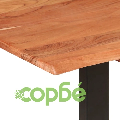 Трапезна маса, 140x70x76 см, акациево дърво масив ➤ топ цена ➤ sorbe.bg