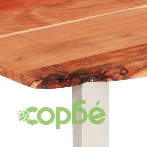 Трапезна маса, 180x90x76 см, акация масив ➤ топ цена ➤ sorbe.bg