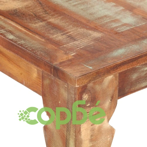 Трапезна маса, 140x70x76 см, регенерирано дърво масив ➤ топ цена ➤ sorbe.bg