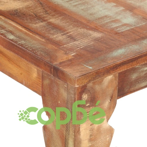 Трапезна маса, 160x80x76 см, регенерирано дърво масив ➤ топ цена ➤ sorbe.bg