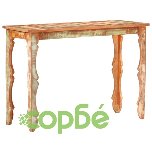 Конзолна маса 110x40x76 см масивно регенерирано дърво ➤ топ цена ➤ sorbe.bg