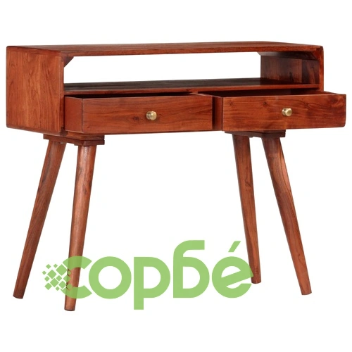 Конзолна маса, 90x35x76 cм, акация масив ➤ топ цена ➤ sorbe.bg