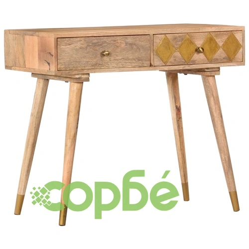 Конзолна маса, 89x44x75 cм, манго масив ➤ топ цена ➤ sorbe.bg