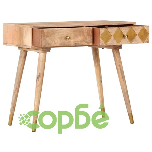 Конзолна маса, 89x44x75 cм, манго масив ➤ топ цена ➤ sorbe.bg