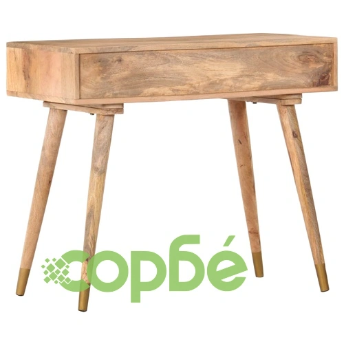 Конзолна маса, 89x44x75 cм, манго масив ➤ топ цена ➤ sorbe.bg