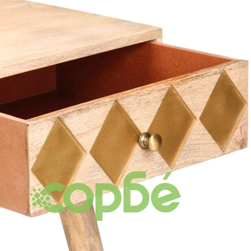 Конзолна маса, 89x44x75 cм, манго масив ➤ топ цена ➤ sorbe.bg