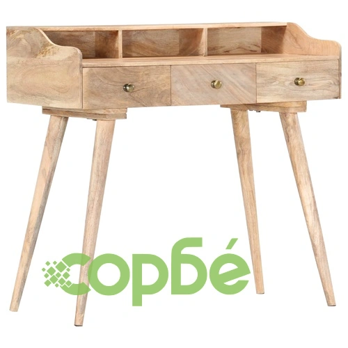 Секретер, 90x45x86 см, мангово дърво масив ➤ топ цена ➤ sorbe.bg