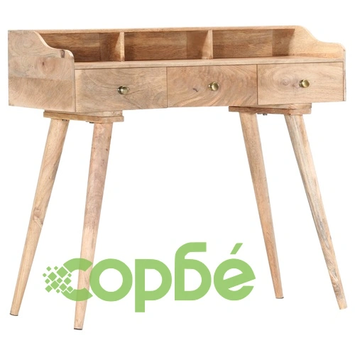 Секретер, 90x45x86 см, мангово дърво масив ➤ топ цена ➤ sorbe.bg