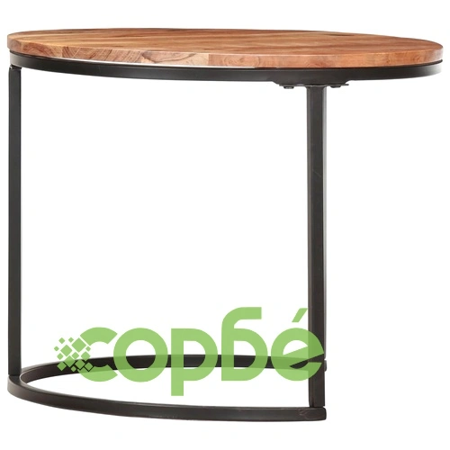 Стифиращи маси, 3 бр, акация масив ➤ топ цена ➤ sorbe.bg