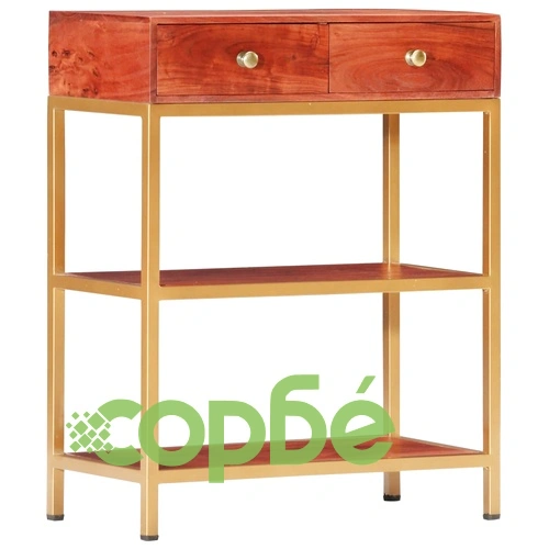 Конзолна маса, 60x30x75 cм, акация масив ➤ топ цена ➤ sorbe.bg