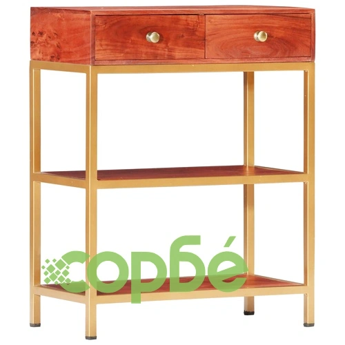 Конзолна маса, 60x30x75 cм, акация масив ➤ топ цена ➤ sorbe.bg