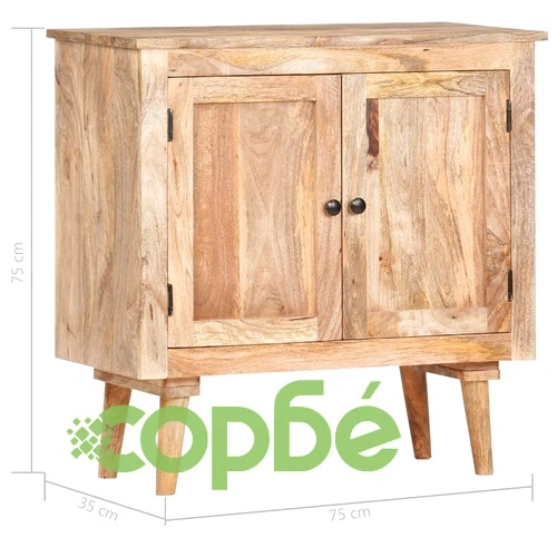 Бюфет, 75x35x75 см, манго масив ➤ топ цена ➤ sorbe.bg