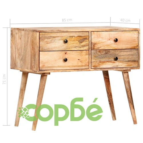 Бюфет, 85x40x71 см, мангово дърво масив ➤ топ цена ➤ sorbe.bg