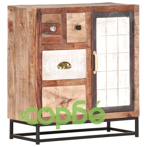 Бюфет, 60x30x70 см, регенерирано дърво масив ➤ топ цена ➤ sorbe.bg