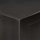 Шкаф с чекмеджета, черно и златисто, 45x30x105 см, манго масив