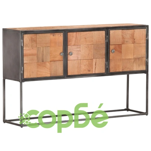 Бюфет, 120x30x75 см, регенерирано дърво масив ➤ топ цена ➤ sorbe.bg