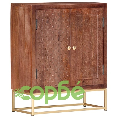 Сайдборд, 60x30x75 см, мангово дърво масив ➤ топ цена ➤ sorbe.bg