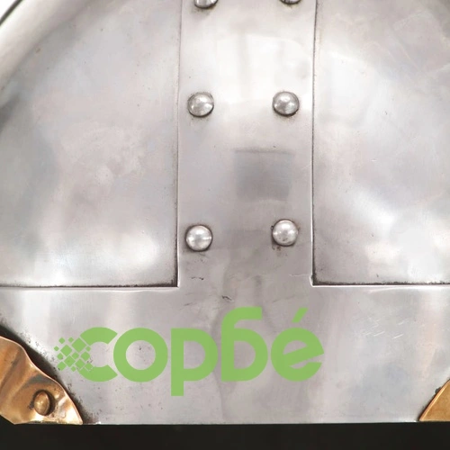 Фентъзи викингски шлем, ЛАРП, сребрист, стомана ➤ топ цена ➤ sorbe.bg