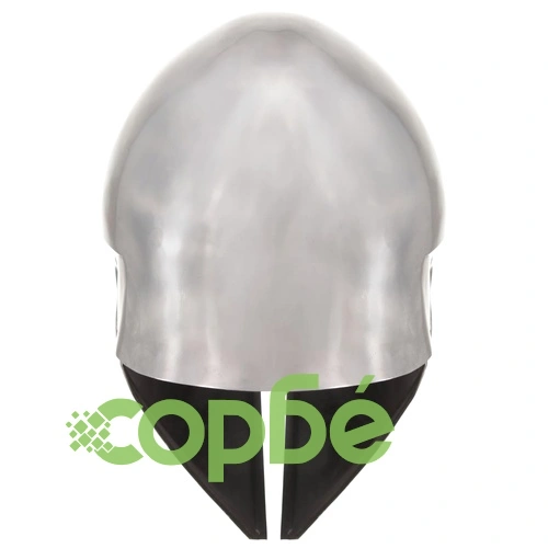 Гръцки военен шлем, антична реплика, ЛАРП, сребрист, стомана ➤ топ цена ➤ sorbe.bg