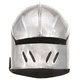 Средновековен рицарски шлем антик реплика ЛАРП сребрист стомана