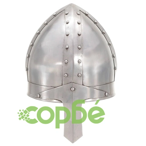 Средновековен рицарски шлем антик реплика ЛАРП сребрист стомана ➤ топ цена ➤ sorbe.bg