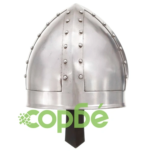 Средновековен рицарски шлем антик реплика ЛАРП сребрист стомана ➤ топ цена ➤ sorbe.bg