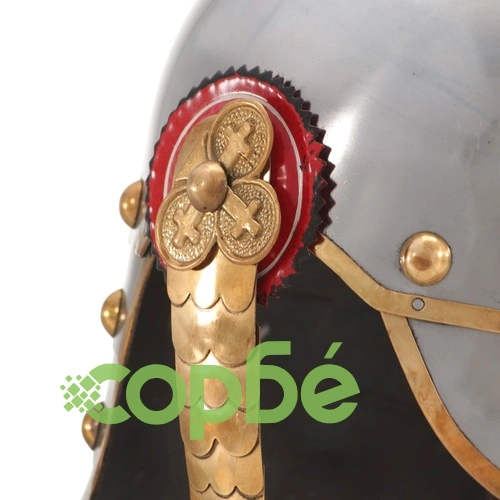 Германска пруска каска антична реплика ЛАРП сребриста стомана ➤ топ цена ➤ sorbe.bg