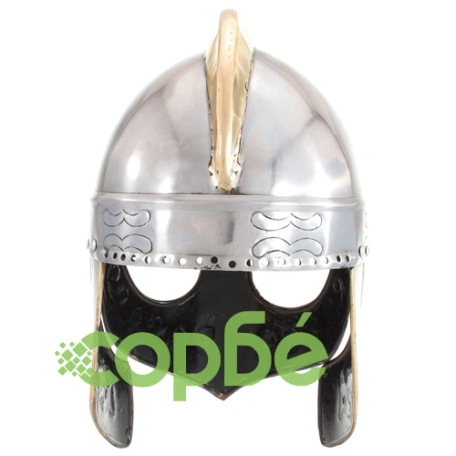 Беоулф шлем, антична реплика, ЛАРП, сребрист, стомана ➤ топ цена ➤ sorbe.bg