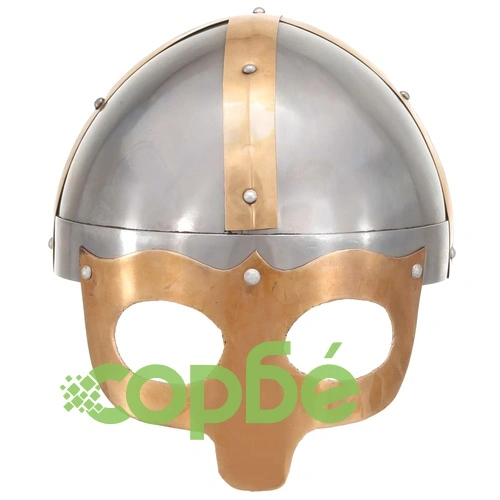 Викингски шлем, антична реплика, ЛАРП, сребрист, стомана ➤ топ цена ➤ sorbe.bg
