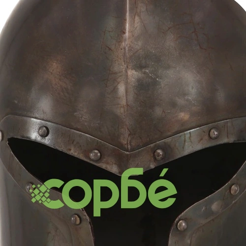 Средновековен рицарски шлем антик реплика ЛАРП сребрист стомана ➤ топ цена ➤ sorbe.bg