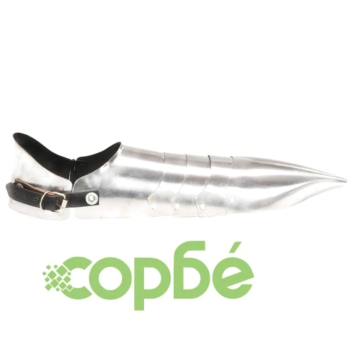 Средновековни рицарски сабатони реплика LARP сребристи стомана ➤ топ цена ➤ sorbe.bg