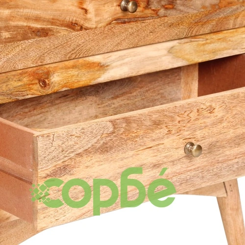 Нощно шкафче, 65x35x60 см, мангово дърво масив ➤ топ цена ➤ sorbe.bg