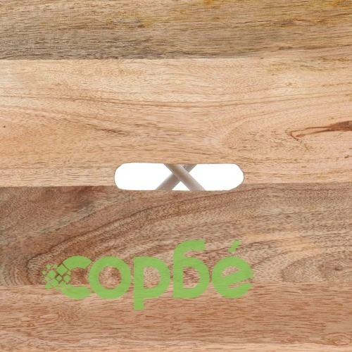 Бар табуретки, 4 бр, бели, мангово дърво масив ➤ топ цена ➤ sorbe.bg