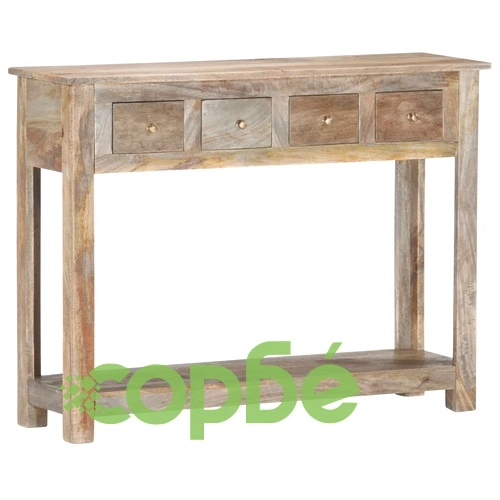 Конзолна маса, 100x30x76 cм, манго масив ➤ топ цена ➤ sorbe.bg