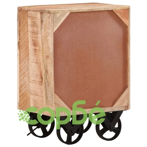 Нощно шкафче 40x30x57 см мангово дърво масив ➤ топ цена ➤ sorbe.bg