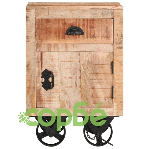 Нощно шкафче 40x30x57 см мангово дърво масив ➤ топ цена ➤ sorbe.bg