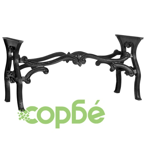 Крака за трапезна маса, 150x60x72 см, чугун ➤ топ цена ➤ sorbe.bg