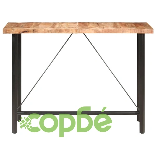 Бар маса, 150x70x107 cм, груба мангова дървесина ➤ топ цена ➤ sorbe.bg