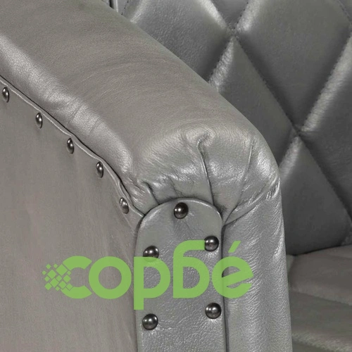 Фотьойл, сив, естествена козя кожа ➤ топ цена ➤ sorbe.bg