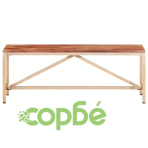 Пейка, 120 см, шишамова дървесина масив ➤ топ цена ➤ sorbe.bg