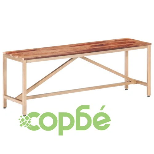 Пейка, 120 см, шишамова дървесина масив ➤ топ цена ➤ sorbe.bg