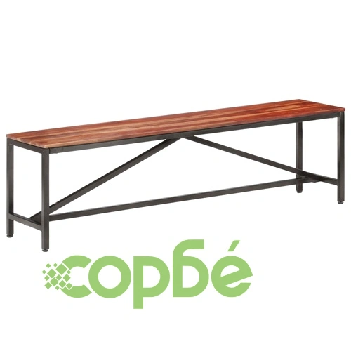 Пейка, 160 см, шишамова дървесина масив ➤ топ цена ➤ sorbe.bg