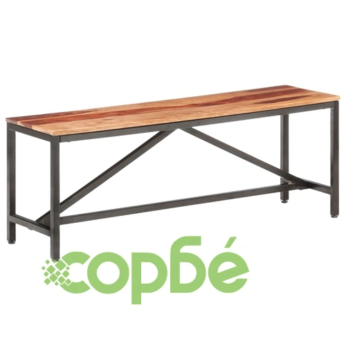 Пейка, 120 см, шишамова дървесина масив ➤ топ цена ➤ sorbe.bg