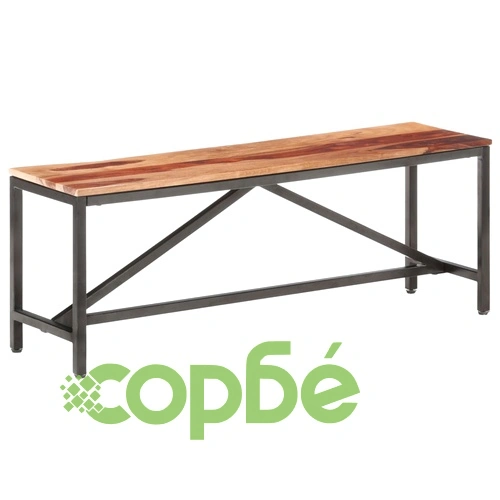 Пейка, 120 см, шишамова дървесина масив ➤ топ цена ➤ sorbe.bg