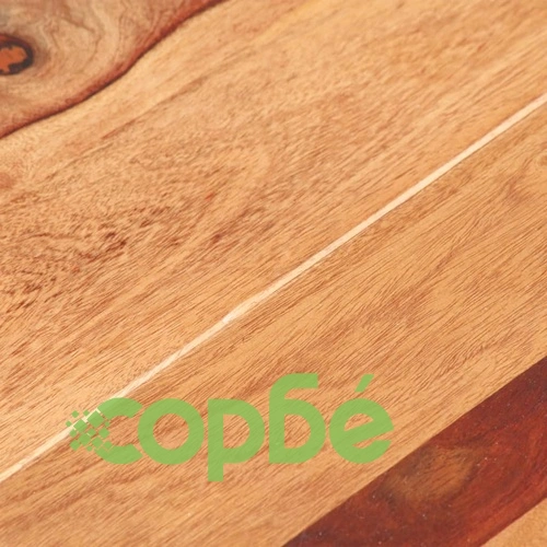 Трапезна маса, 120x60x76 см, шишамово дърво масив ➤ топ цена ➤ sorbe.bg