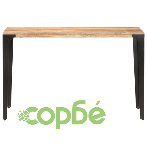 Трапезна маса, 120x60x76 см, мангово дърво масив ➤ топ цена ➤ sorbe.bg