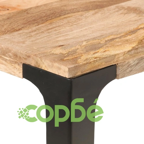 Трапезна маса, 140x70x76 cм, мангово дърво масив ➤ топ цена ➤ sorbe.bg