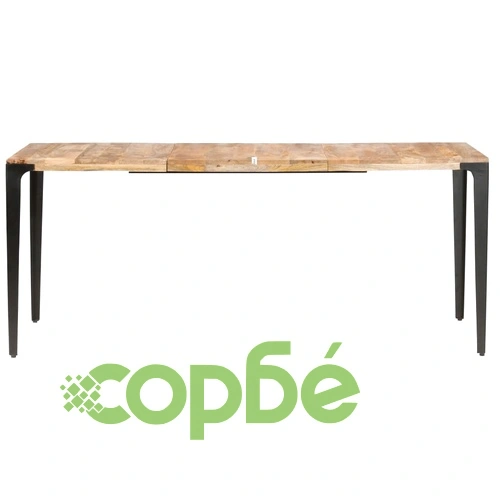 Трапезна маса, 180x90x76 cм, мангово дърво масив ➤ топ цена ➤ sorbe.bg